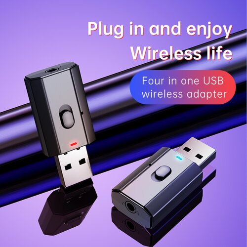 INF 4-v-1 Bluetooth adapter TX/RX &ndash; Bluetooth 5.0, 3,5mm Hi-Fi zvok, (5000327347) Cene