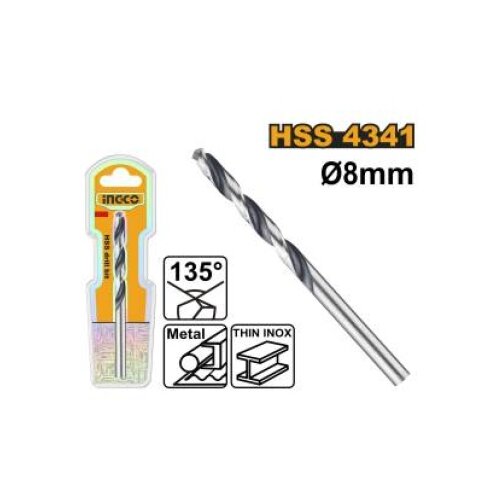 Ingco dbt1200804 hss burgija za metal 8mm ( DBT1200804 ) Cene