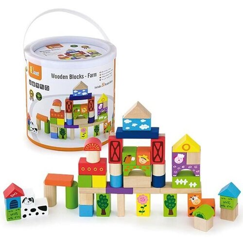 Viga Igračka Geometrijski oblici: Farma 50 el. Slike