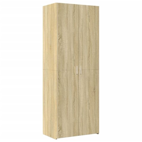 Maison Chic Visoka omara - Komoda - Predalnik sonoma hrast 70x42,5x185 cm inženirski les, (21722347) Slike