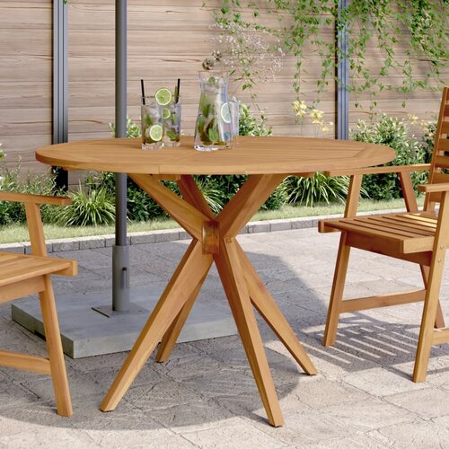 vidaXL Vrtni stol okrugli Ø 110 x 75 cm od masivnog bagremovog drva Cene