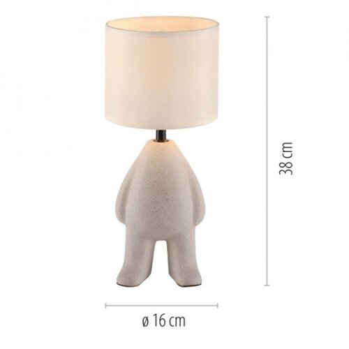 Just LIGHT. 14191-39 - Stona lampa TED 1xE27/25W/230V bež Slike