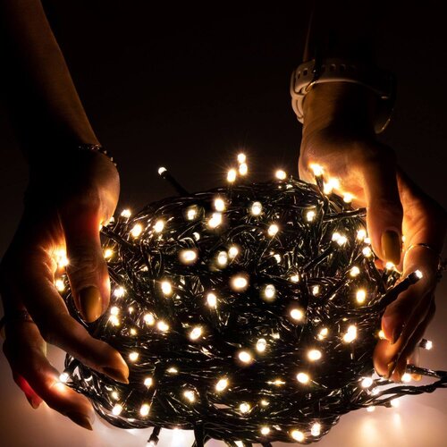  Božićne lampice s 1000 LED dioda Slike