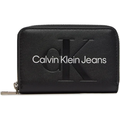 Calvin Klein Jeans SCULPTED MED ZIP AROUND MONO K60K612255 Crna