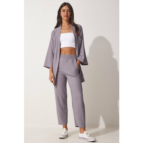 Happiness İstanbul Two-Piece Set - Gray - Relaxed fit Slike