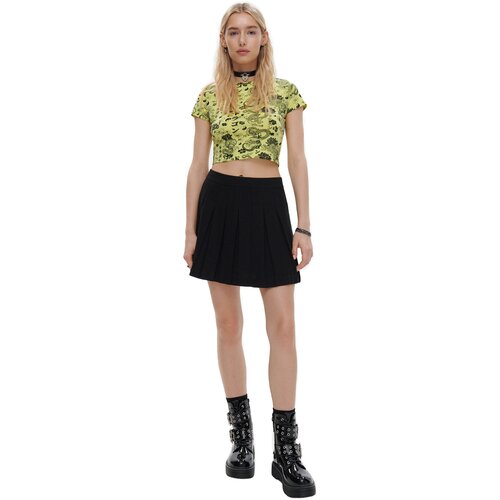Cropp ženska majica kratkih rukava s printom - Zelena  2308S-71X Cijene