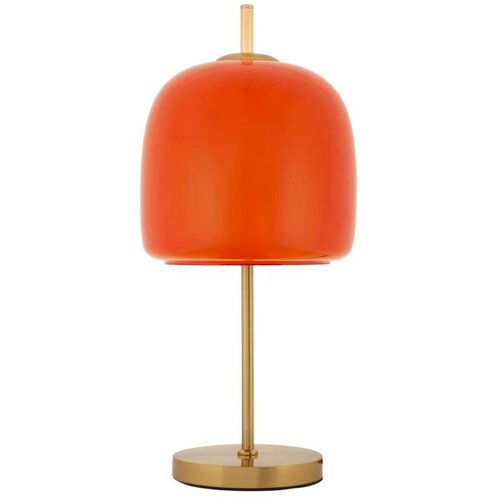 Mauro Ferretti Oranžna/v zlati barvi kovinska namizna svetilka s steklenim senčilom (vi&amp;scaron;ina 53 cm) Oldy &amp;ndash; Slike