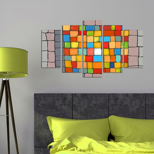 Wallity Set Slika 5ABSMDF-39, 5 Delova Cene