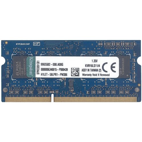 Kingston SO-DIMM 4GB DDR3L 1600MHz CL11 - KVR16LS11/4 Cene