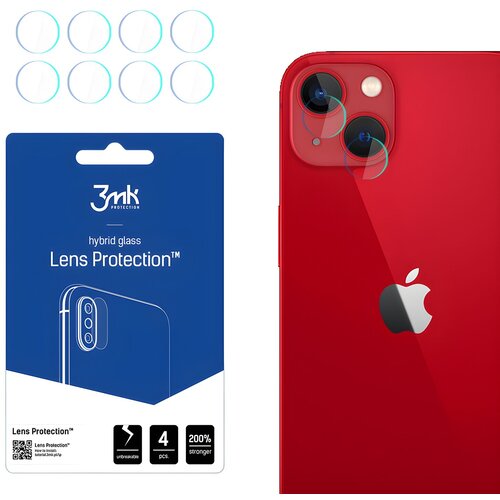  4x Za&scaron;čitno steklo za kamero 3mk za Apple iPhone 13 - Prozorno KP20531 Cene