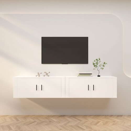  Zidni TV ormarići 2 kom bijeli 100x34,5x40 cm Cijene