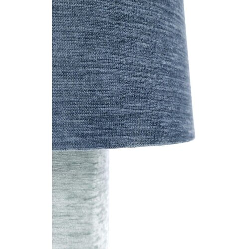 BIZZOTTO Plava metalna stolna lampa s tekstilnim sjenilom (visina 50 cm) Demra &amp;ndash; Slike