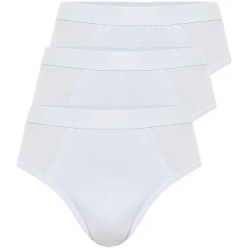 Trendyol White 3 Pack Basic Slip Panties