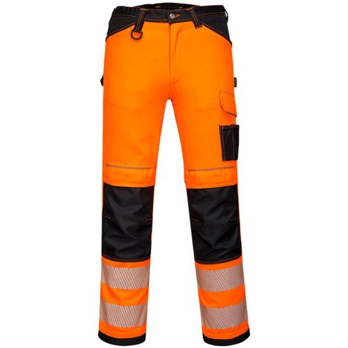 PORTWEST Radne pantalone HI-Vis PW303-PW3 rastegljive/ narandžasta/crna Cene