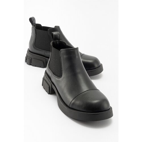 LuviShoes CAFUNE Black Skin Women's Boots Slike