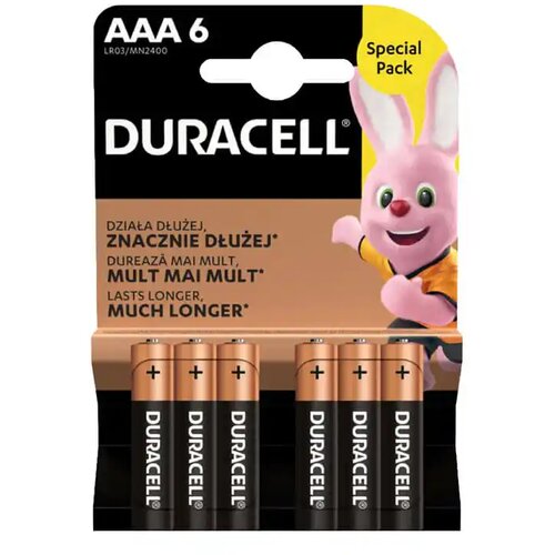 Duracell Baterija Basic AAA 1/6 Cene
