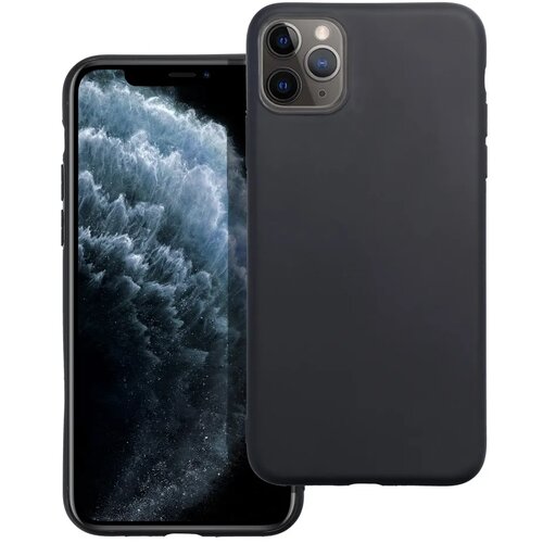  Gumijasti / gel etui Matte za Apple iPhone 11 Pro Max (6.5") - črni Cene