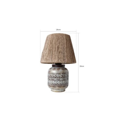 Opviq Stona lampa E27 Grlo, Smeđa Slike