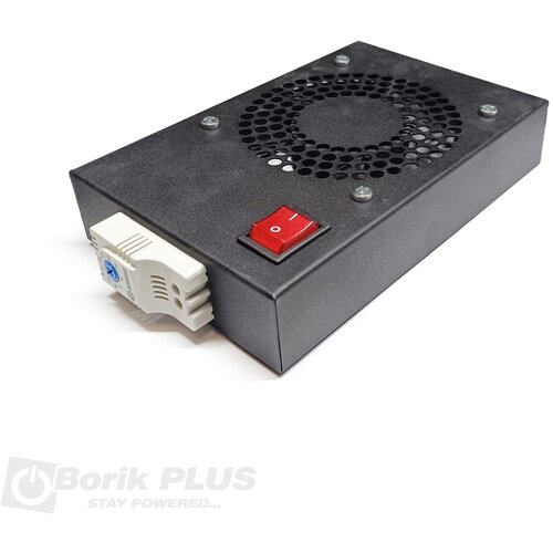 VATPAN ventilator sa termostatom za hlađenje rek ormana crni Cene