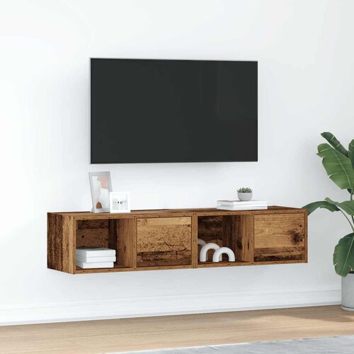 VidaXL TV omarica 2 kosa starinski les 60x31x25,5 cm inženirski les Slike