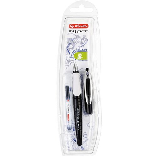 Herlitz Nalivno pero My pen, za levičarje, Black-White Cene