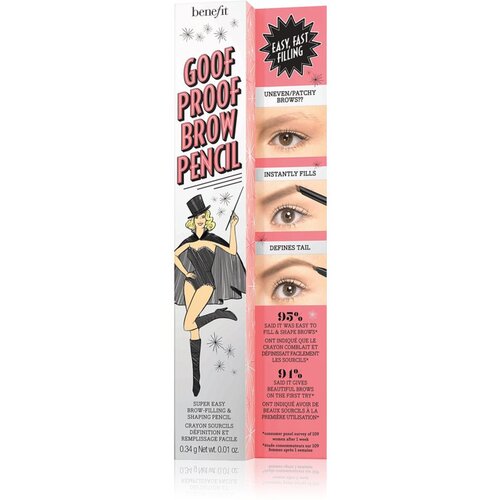 Benefit Goof Proof svinčnik za obrvi 0,34 g odtenek 06 Deep Slike