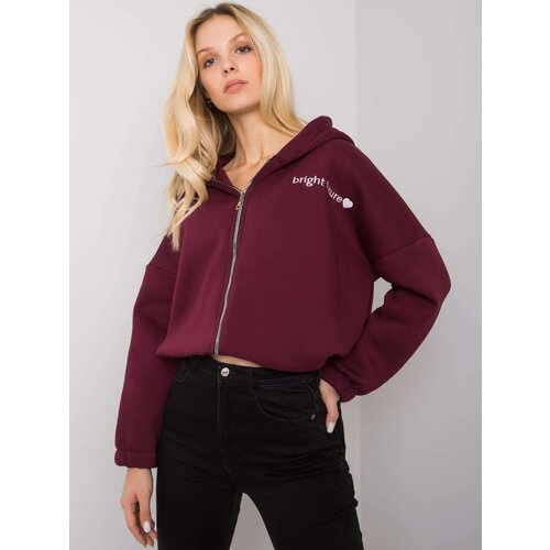 RUE PARIS Sweatshirt-RV-BL-7366.31-burgundy Cene
