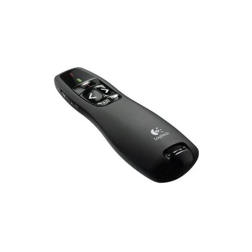 Prezenter LOGITECH R400, wireless 2.4 GHz, domet 15 metara, 910-001357, 910-001356 Slike