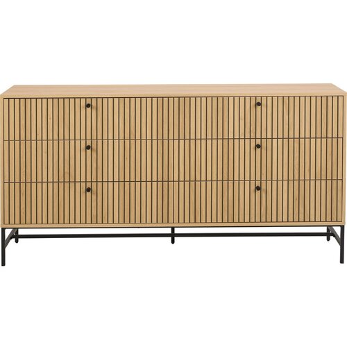 Actona Komoda u dekoru hrasta u prirodnoj boji 158x80x40 cm Albany – Cijene