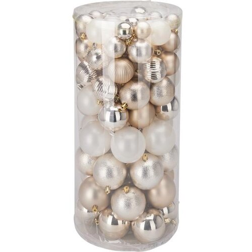  BOŽIĆNE KUGLE SET 100/1 SVIJETLO ZLATNE Cijene
