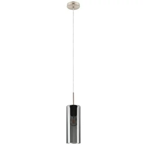 Eglo Okrugla viseća svjetiljka Selvino (15 W, Ø x V: 10 x 110 cm, Crne boje, Mat nikal, E27)