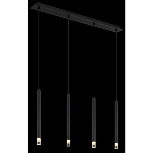 Globo 15629-4 - Luster na sajli BLAKE 4xG9/4W/230V crna Slike
