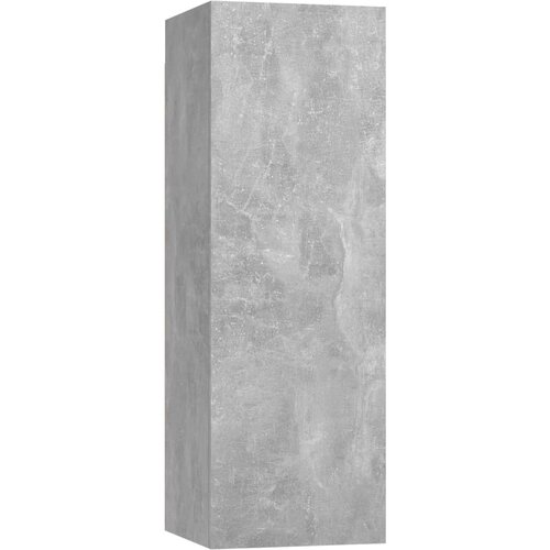Maison Chic TV omarica - TV stojalo - Televizijska omarica betonsko siva 30,5x30x90 cm inženirski les, (21701579) Slike
