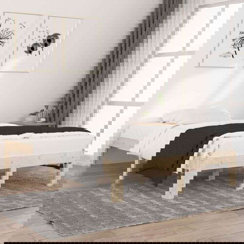  Posteljni okvir iz trdne borovine 120x200 cm, (20601646) Cene