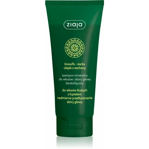 Ziaja mineral anti-dandruff šampon proti prhljaju z oljem verbene 200 ml za ženske