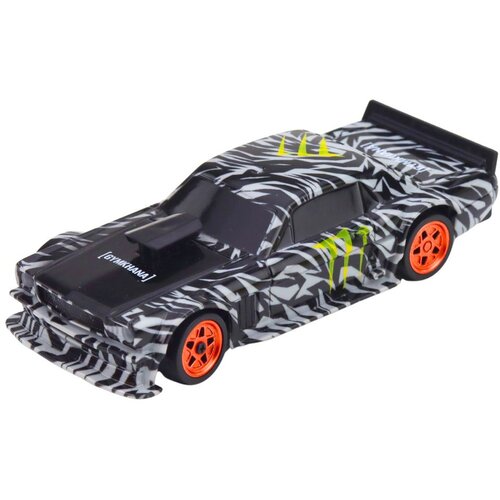 Rc Drift Sportski Automobil Na Daljinsko Upravljanje Crni Čunjevi 15 km/h 1:43 Slike