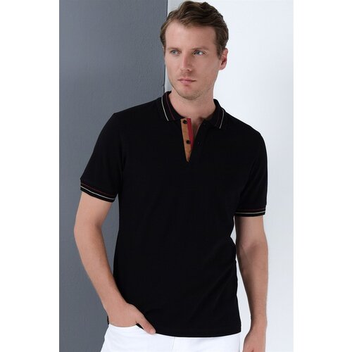 Dewberry T8567 MEN'S T-SHIRT-BLACK Cene