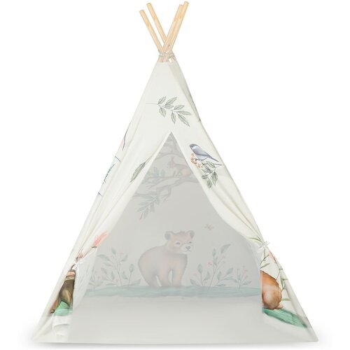 Nukido Teepee &amp;scaron;ator za djecu bež životinje Slike