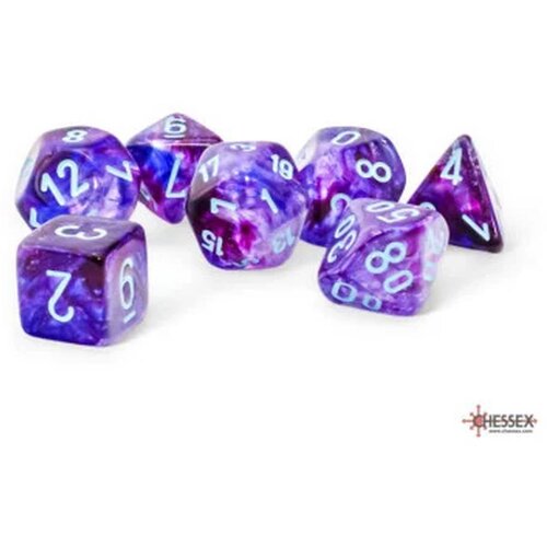 Chessex kockice - nebula mega-hedral - luminary - nocturnal &amp;amp; turquoise (7) Slike