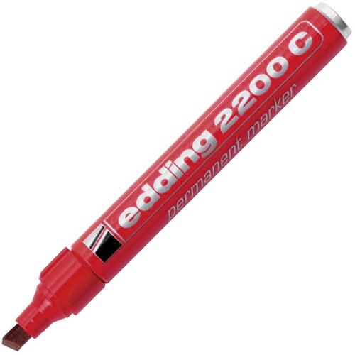 Marker permanentni 1-5mm klinasti vrh edding 2200 c crveni Cijene