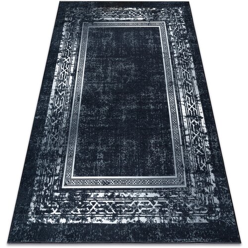 RugsX Preproge ANDRE 1010 pralna preproga Okvir vintage protizdrs 120x170 cm Črna Cene