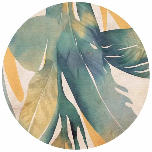  Okrugla fototapeta - Watercolour tropics 280x280 Slike