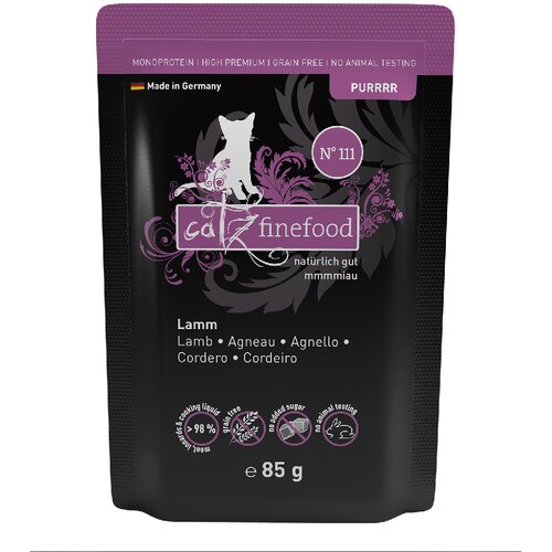 Catz finefood Purrrr vrećice 8 x 85 g - No. 111 Janjetina Slike
