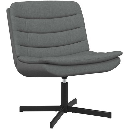 Stolica na kotačiće Tamno siva 63 x 75 x 76 cm tkanina Cijene