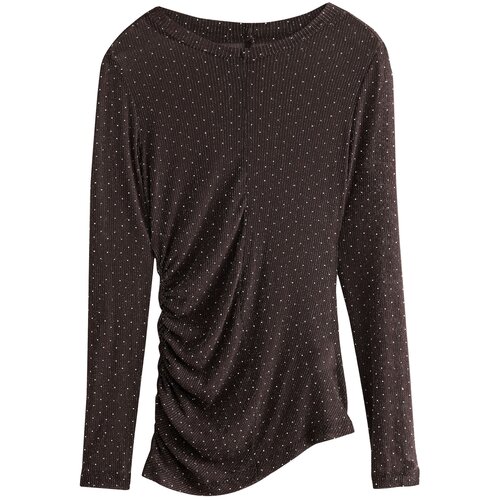 Next Majica čokolada / srebro / prozirna Slike