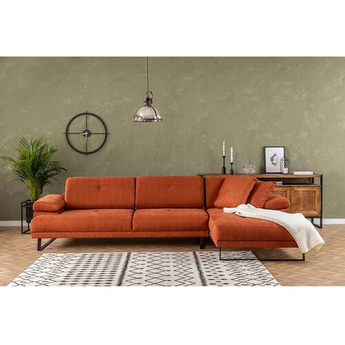 Atelier Del Sofa Ugaona garnitura Mustang, Narandžasta Cene