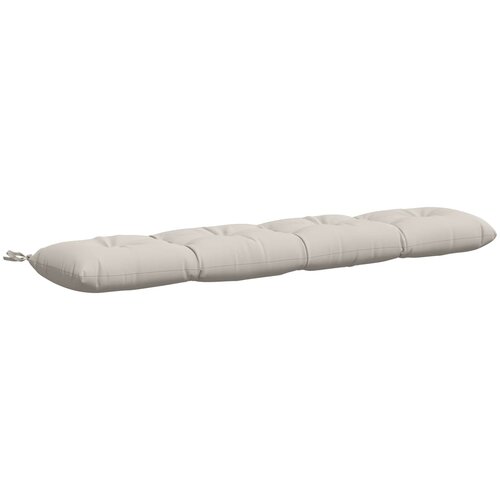  Jastučić za klupu VIANEN 100% poliester Bijela 140 x 30 x 12 cm Slike