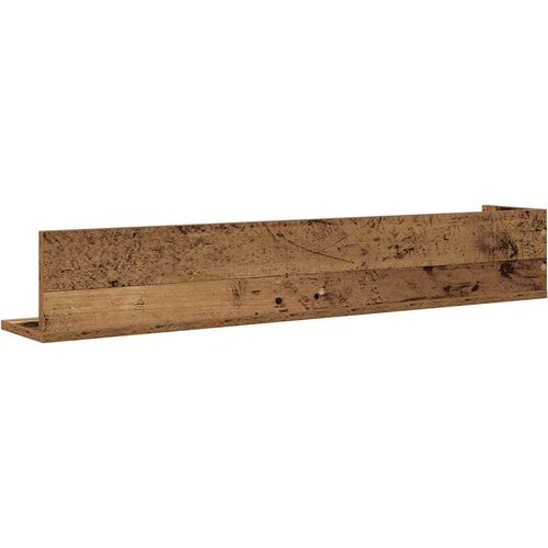  Zidne police 2 kom Staro drvo 100x16,5x16,5cm Konstruirano drvo Slike