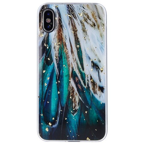  Futrola GOLD GLAM za Xiaomi Redmi Note 12 5G / Poco X5 feathers Cene