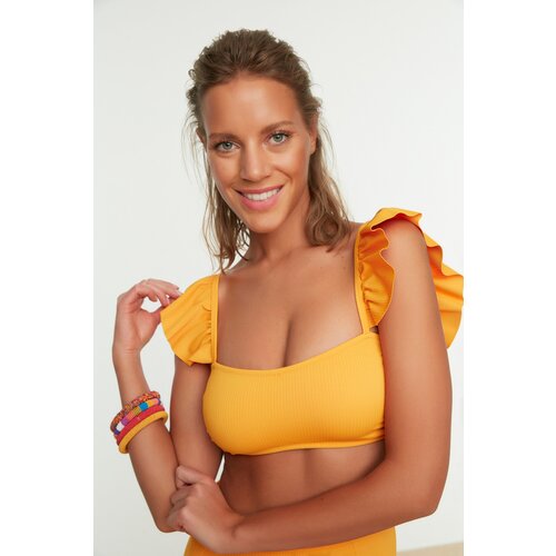 Trendyol Women's bikini top Frilly Cene